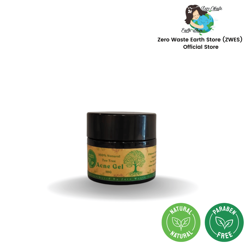 100% Natural Tea Tree Acne Gel (10g) For Pimples, Whitehead and ...